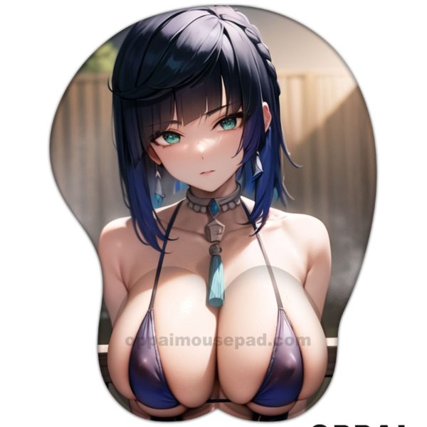 Yelan Genshin Impact Tapis de Souris Boobs Titty