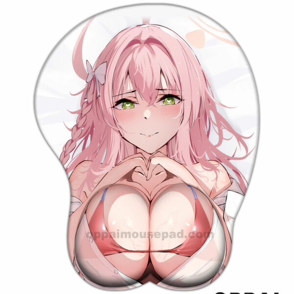 Urawa Hanako Tapis de Souris Seins Blue Archive