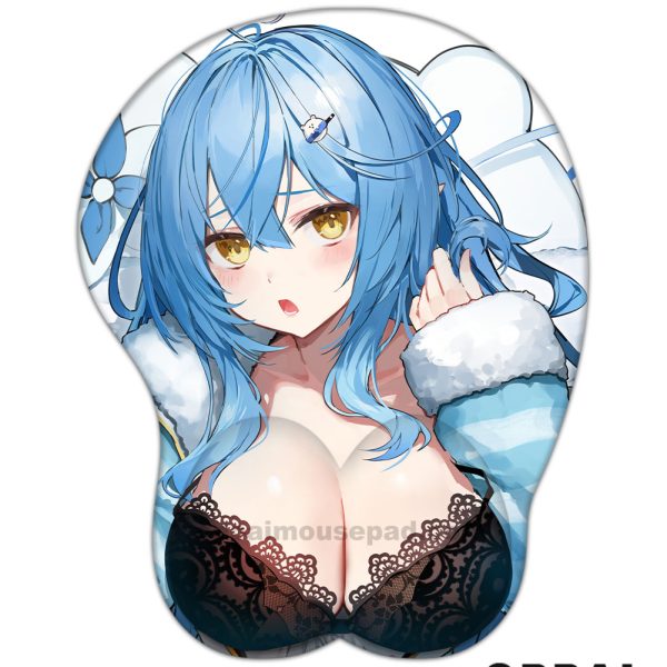 Yukihana Lamy Hololive Tapis de Souris Seins
