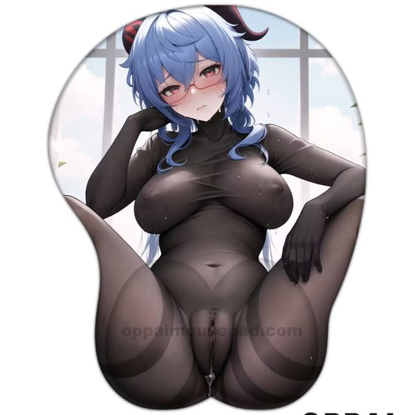 Ganyu Genshin Impact Tapis de Souris Fesse
