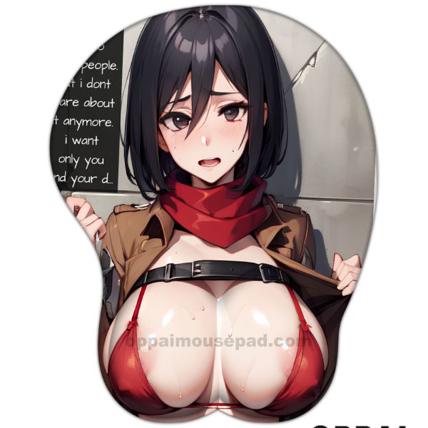 Mikasa Ackerman Tapis de Souris Seins Attack on Titan