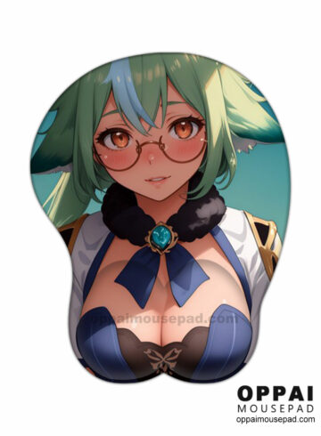 Sucrose Genshin Impact Tapis de Souris Seins