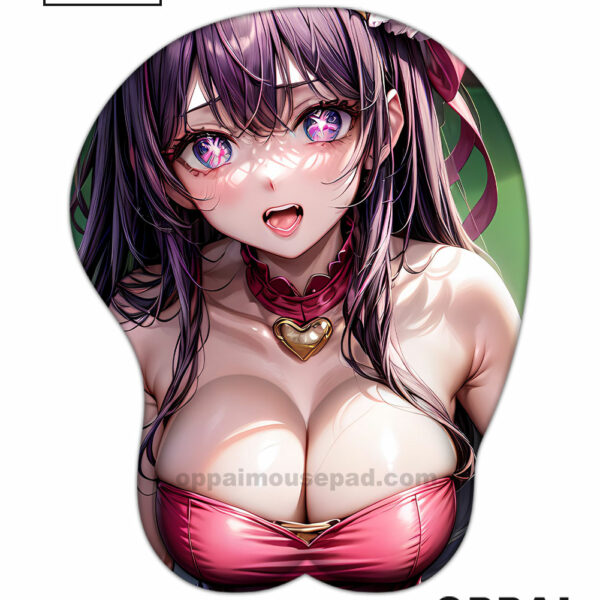 Ai Hoshino Oshi no Ko Tapis de Souris Gros Seins