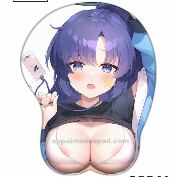 Hayase Yuuka Blue Archive Tapis de Souris À Gros Seins