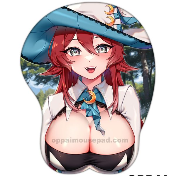 Red Hair Witch VTuber Tapis de Souris