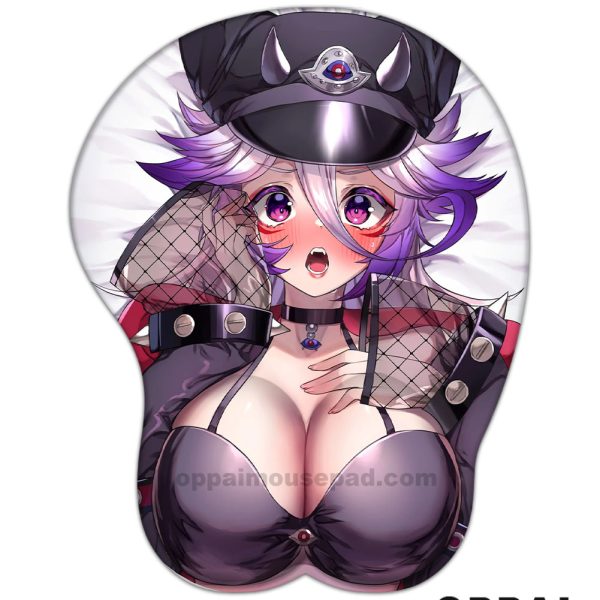 Policière Sexy Tapis de Souris Seins