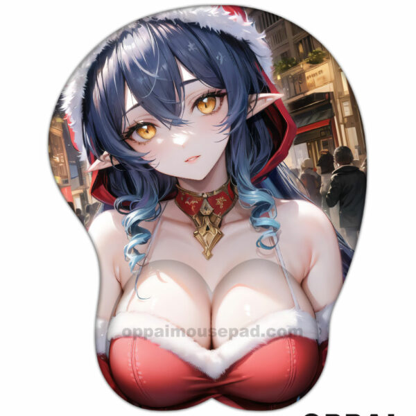 Layla Genshin Impact Tapis de Souris Seins