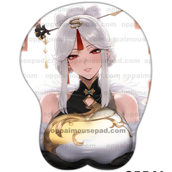 Ningguang Genshin Impact Tapis de Souris Seins