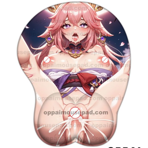 Yae Miko Genshin Impact Tapis de Souris Fesse Hentai