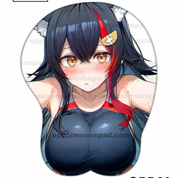 Ookami Mio Hololive Tapis de Souris À Gros Seins