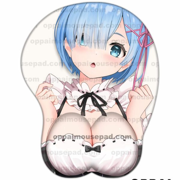 Rem Re Zero Tapis de Souris Seins