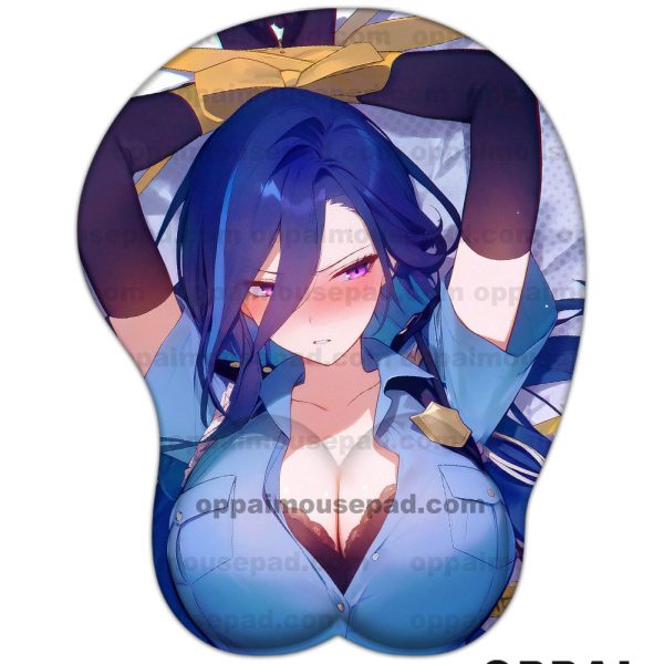 Clorinde Genshin Impact Tapis de Souris Seins