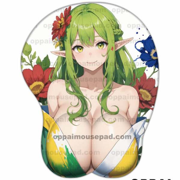 Fille Elfe Tapis de Souris Seins