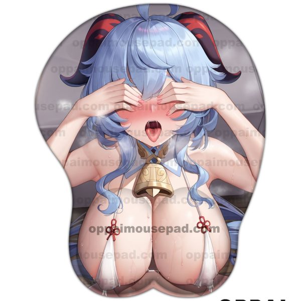Ganyu Genshin Impact Tapis de Souris 3D