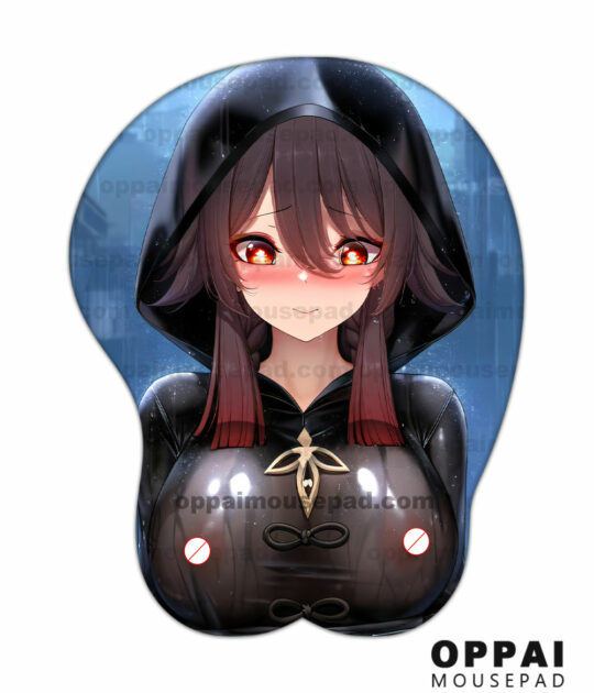 Hu Tao Tapis de Souris Seins | Genshin Impact Tapis de Souris Hentai