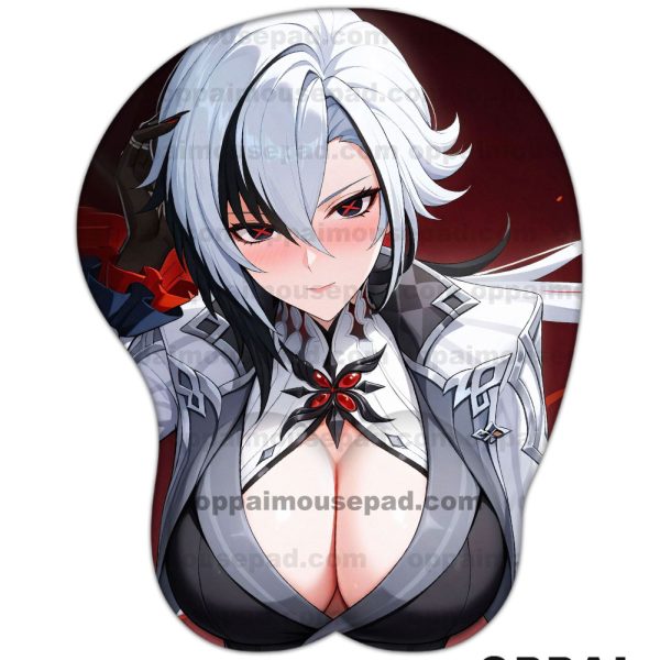 Arlecchino Genshin Impact Tapis de Souris Boobs