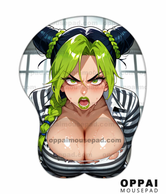 Jolyne Cujoh JoJo’s Bizarre Adventure Tapis de Souris Boobs