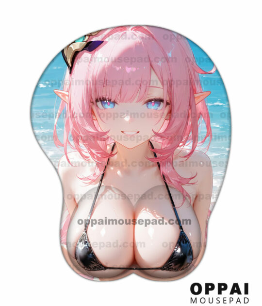 Elysia Honkai Impact 3rd Tapis de Souris Seins