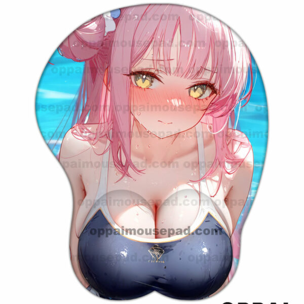 Misono Mika Blue Archive Tapis de Souris Sein