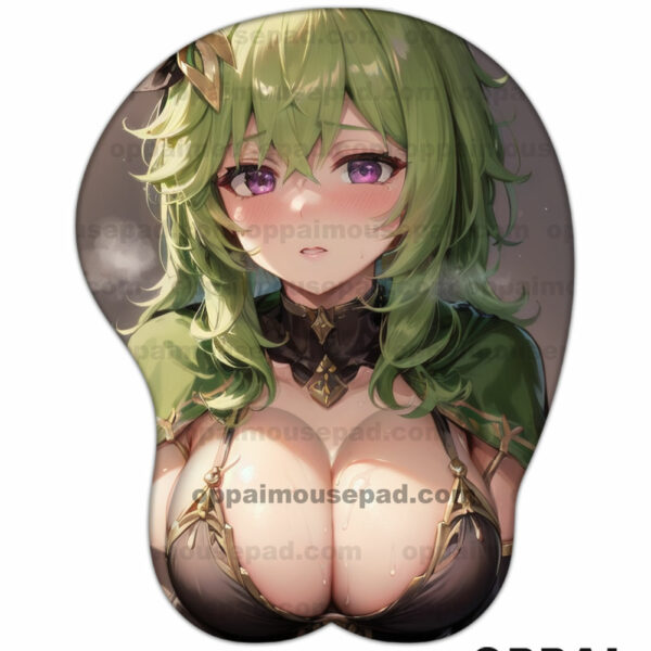 Collei Genshin Impact Tapis de Souris Seins