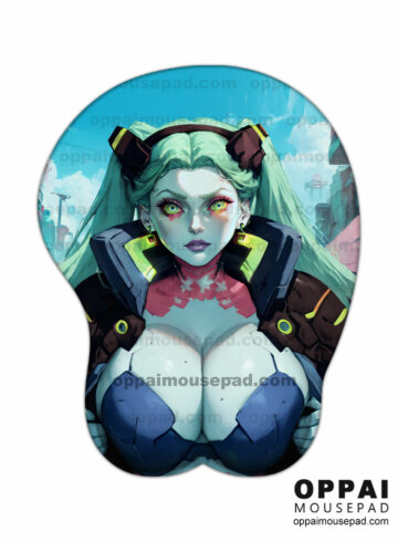Rebecca Cyberpunk Tapis de Souris Seins