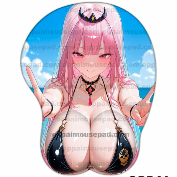 Mori Calliope Hololive Tapis de Souris Seins