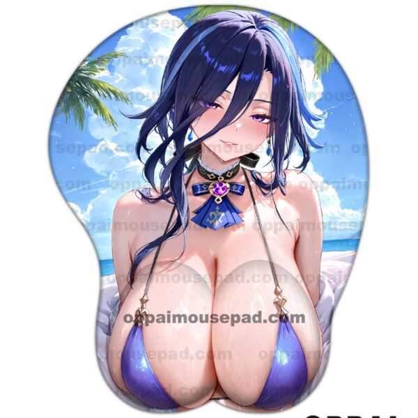 Clorinde Genshin Impact Tapis de Souris Seins
