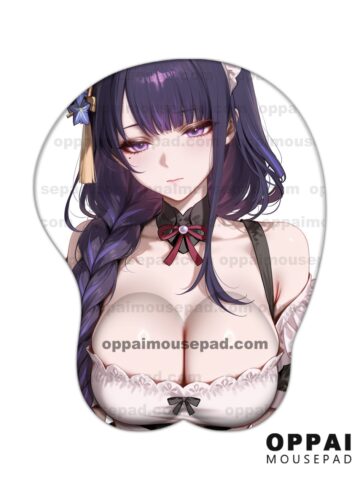 Raiden Shogun Genshin Impact Tapis de Souris Waifu