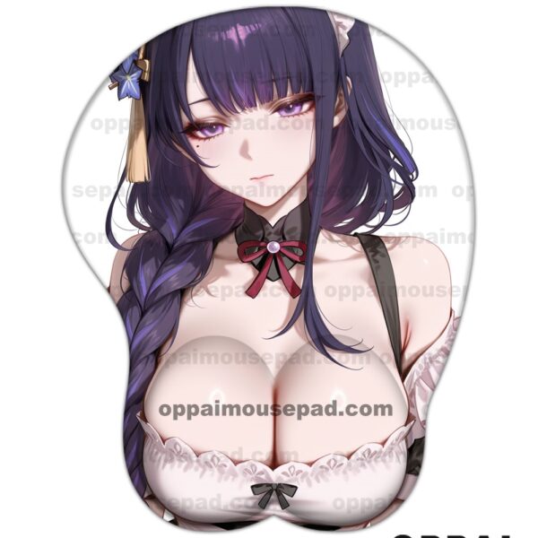 Raiden Shogun Genshin Impact Tapis de Souris Waifu