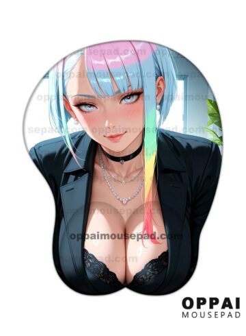 Lucy Cyberpunk Tapis de Souris Seins