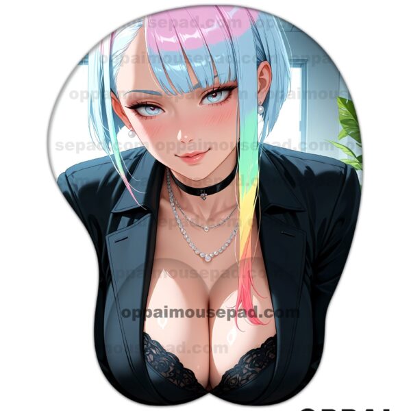 Lucy Cyberpunk Tapis de Souris Seins