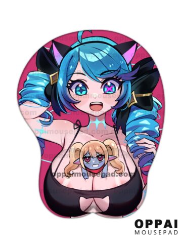 Gwen League of Legends Tapis de Souris 3d