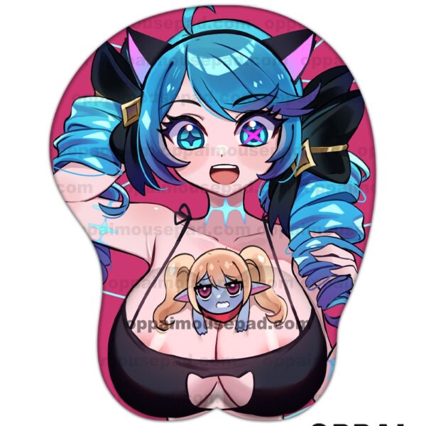 Gwen League of Legends Tapis de Souris 3d